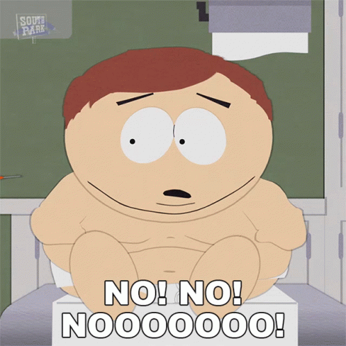 No No Nooooooo Eric Cartman GIF - No No Nooooooo Eric Cartman South Park GIFs