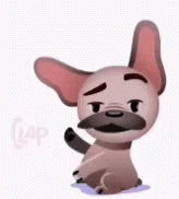 Dog Emoji Clap GIF