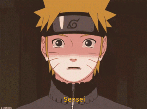 Naruto Sad GIF - Naruto Sad Sensie GIFs