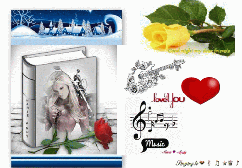 Rose Heart Kniha Music GIF - Rose Heart Kniha Music GIFs