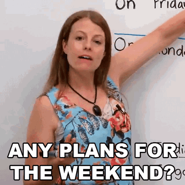 Any Plans For The Weekend Emma GIF - Any Plans For The Weekend Emma Engvid GIFs