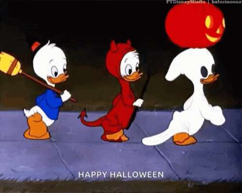 Halloween Ducks GIF - Halloween Ducks Huey GIFs