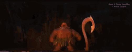 a close up of a person 's torso in a movie scene