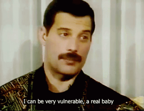 Freddie Mercury Queen GIF - Freddie Mercury Queen Im Vulnerable GIFs