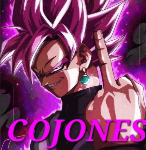 a poster of a cartoon character with the name cojones