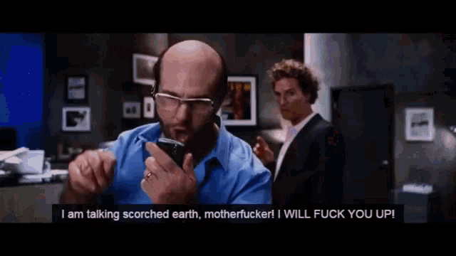 Les I Will Fuck You Up GIF - Les I Will Fuck You Up Tropic Thunder GIFs