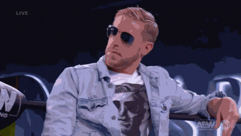 Orange Cassidy Looking Away GIF - Orange Cassidy Looking Away Not Paying Attention GIFs