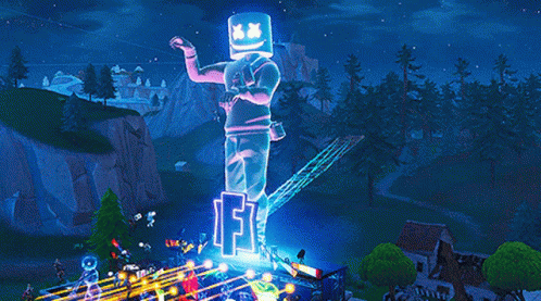 Marshmello Fortnite GIF - Marshmello Fortnite Fortnite Event GIFs
