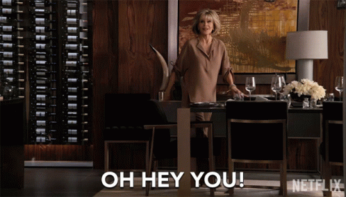 Oh Hey You Jane Fonda GIF - Oh Hey You Jane Fonda Grace Hanson GIFs