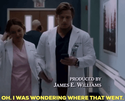 Greys Anatomy Atticus Lincoln GIF - Greys Anatomy Atticus Lincoln Oh I Was Wondering Where That Went GIFs