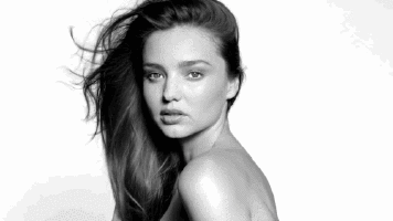 If You Have Curly Hair, You Want It To Be Straight. GIF - Miranda Kerr Model Angel GIFs