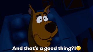Scooby Doo That'S A Good Thing GIF - Scooby Doo That'S A Good Thing Confused GIFs