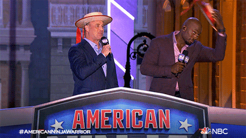 We Tip Our Hats To You Matt Iseman GIF - We Tip Our Hats To You Matt Iseman Akbar Gbaja-biamila GIFs
