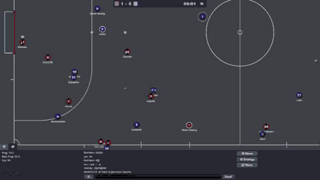 a screenshot of futbol champagne a lo paolo showing spectators