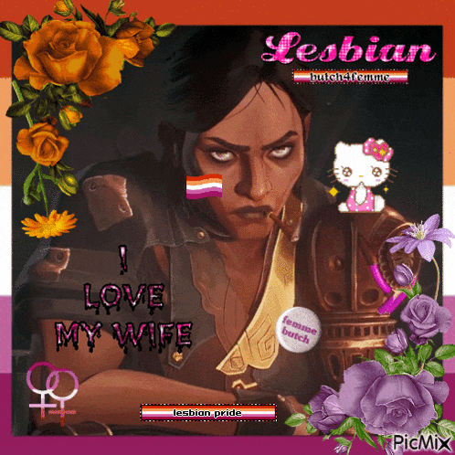 a picture of a woman with the words " i love my wife "