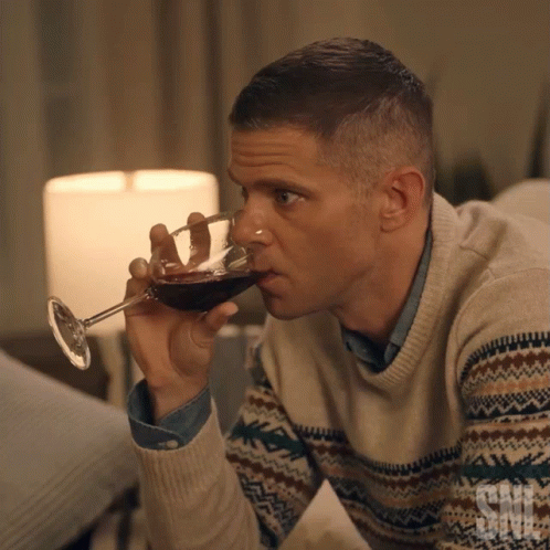 Sipping Wine Mikey Day GIF - Sipping Wine Mikey Day Saturday Night Live GIFs