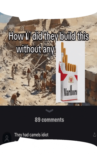 a picture of a pack of marlboro cigarettes next to a group of people