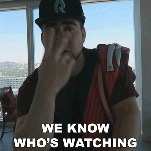 We Know Whos Watching Overtflow GIF - We Know Whos Watching Overtflow I Know Whos Watching GIFs
