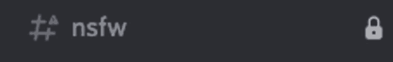 a black background with the word nsfw and a padlock