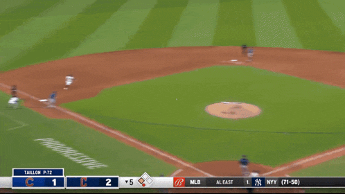 a baseball game is being played and the score is 3 to 5