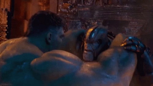 Hulk Thanos GIF - Hulk Thanos Throat GIFs