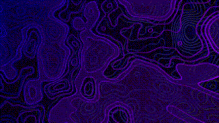 a computer generated image of a purple and blue swirl pattern on a black background
