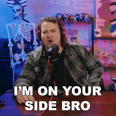 I'M On Your Side Bro The Dickeydines Show GIF - I'M On Your Side Bro The Dickeydines Show I'M With You All The Way Mate GIFs