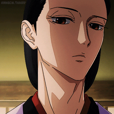 a close up of a person 's face with the words inahochi.tumblr below