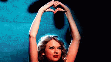 Good Vibes GIF - Heart Hands Taylor Swift GIFs