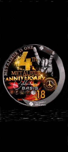 a coin that says 4th metaleur anniversary