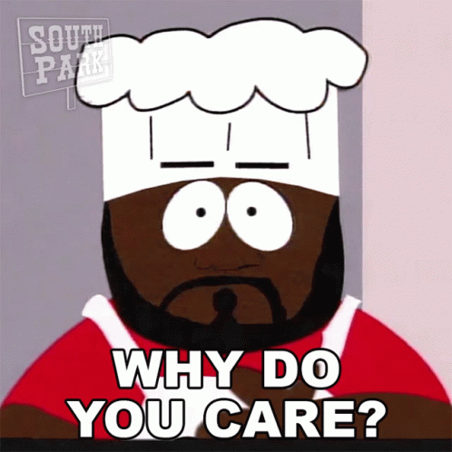 Why Do You Care Jerome Mcelroy GIF - Why Do You Care Jerome Mcelroy South Park GIFs