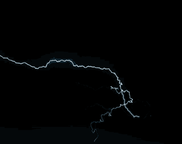 a lightning bolt that looks like a heart on a black background