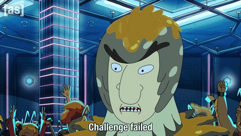Challenge Failed Birdperson GIF - Challenge Failed Birdperson Rick And Morty GIFs