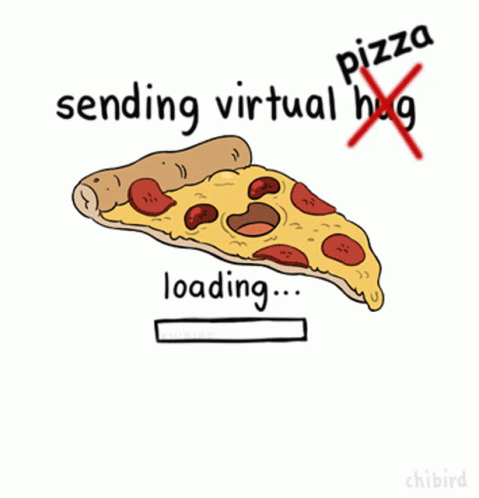 Virtual Pizza Sending Pizza GIF - Virtual Pizza Sending Pizza Sending Hug GIFs