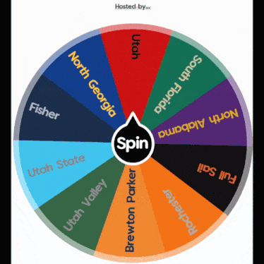 a spinning wheel with the word spin on it