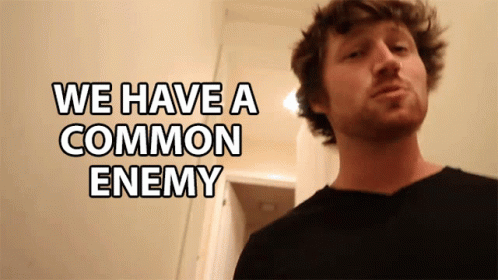 We Have A Common Enemy Rival GIF - We Have A Common Enemy Common Enemy Rival GIFs