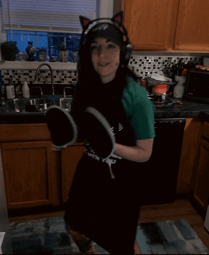 a woman wearing a may the force be with you shirt