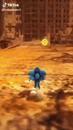 a video of a person playing a video game is being shared on tik tok
