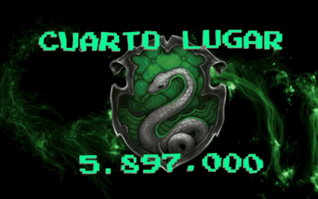 a picture of a shield with a snake on it and the words cuarto lugar