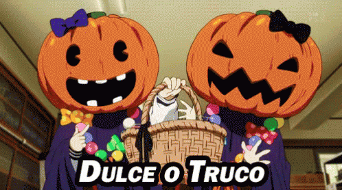 Dulce O Truco Anime GIF - Halloween Dulce O Truco Noche De Brujas GIFs