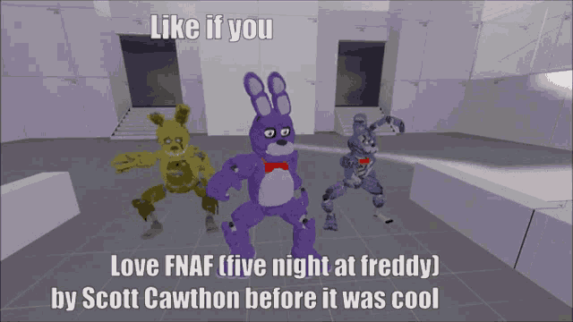 Fnaf Like If You Love Fnaf GIF