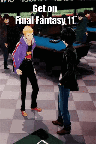 Get On Final Fantasy 11 Persona 5 GIF - Get On Final Fantasy 11 Persona 5 Clumpy GIFs