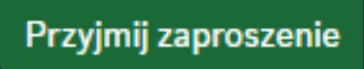 a green background with white text that says " przyjmuj zaproszenie "