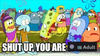 Spongebob Meme Discord GIF - Spongebob Meme Discord Shut Up GIFs