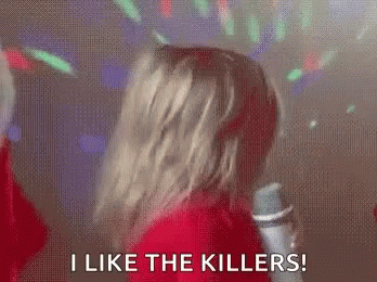 I Like The Killers Girl GIF - I Like The Killers Girl Karaoke GIFs
