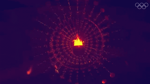 Light Effects International Olympic Committee250days GIF - Light Effects International Olympic Committee250days Olympic Flame GIFs