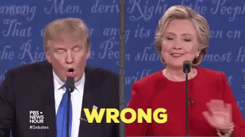 Trump Wrong GIF - Trump Wrong Disagree GIFs