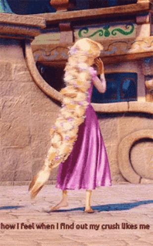 I Think Im In Love Tangled GIF - I Think Im In Love Tangled Rapunzel GIFs