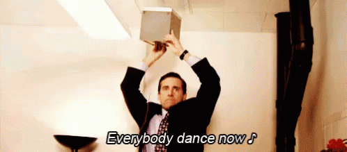 Now GIF - Everybody Dance Now The Office Party GIFs