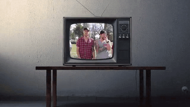 Old Tv Television GIF - Old Tv Television Laugh GIFs